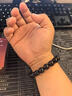 潮之夢(mèng)黑瑪瑙手串男士水晶黑色瑪瑙串珠玉髓手鏈女款素圈小珠子單圈配飾 珠徑-14mm(標準男款)-黑瑪瑙 曬單實(shí)拍圖