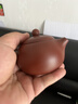 西施壺家用小容量茶具套裝原礦大紅袍茶壺宜興名家手工紫砂壺 經(jīng)典網(wǎng)孔大紅袍西施 120ml 曬單實(shí)拍圖