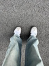 靖颯美式高街vibe牛仔褲男夏季潮牌復(fù)古直筒褲闊腿顯瘦休閑百搭長褲子 復(fù)古藍(lán) XL 曬單實(shí)拍圖