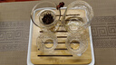 空云高硼硅自緣玻璃公道杯手工高檔茶具整套裝泡茶器茶濾一體禮物分酒 1自緣1福祿2新祥云 曬單實(shí)拍圖
