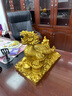 銅德禮飾龍龜擺件風(fēng)水商務(wù)禮品玄關(guān)酒柜高檔裝飾品老板辦公桌面烏龜工藝品 小號龍龜【鎏金銅色】-送五帝錢(qián) 曬單實(shí)拍圖