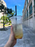 橄欖豬1000ml咖啡杯超大冷飲杯一次性奶茶杯PET塑料杯霸王杯檸檬茶杯 1000mL杯+平蓋+吸管+貼紙(送防漏紙) 20套(體驗(yàn)裝) 曬單實(shí)拍圖