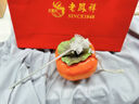 老鳳祥銀發(fā)簪古風(fēng)簪子頭飾發(fā)釵步搖七夕情人節(jié)生日禮物女生送女朋友實(shí)用 翩若驚鴻折扇足銀發(fā)簪【品牌禮盒】 曬單實(shí)拍圖