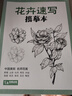 經(jīng)典全集《花卉速寫(xiě)描摹本》零基礎畫(huà)畫(huà)入門(mén)新手自學(xué)教程書(shū)籍線(xiàn)描花卉臨摹手繪學(xué)繪畫(huà)教材鉛筆畫(huà)素描速寫(xiě)描摹 曬單實(shí)拍圖