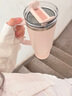 STANLEY巨無霸杯PRO吸管杯水杯保溫杯大容量辦公不銹鋼杯子887ML-米白 曬單實拍圖