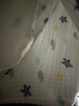 潔麗雅（Grace）A類純棉嬰兒紗布浴巾男女寶寶洗澡巾新生兒用品大毛巾被110*110cm 曬單實(shí)拍圖