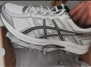 亞瑟士ASICS網(wǎng)面跑鞋百搭男鞋緩震運動鞋透氣跑步鞋 GEL-CONTEND 4 白色/銀色 43.5 曬單實拍圖