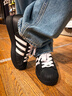 阿迪達斯 （adidas）SUPERSTARII經(jīng)典貝殼頭板鞋男女三葉草 黑色/白色 40 245mm 曬單實(shí)拍圖