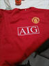 ANJY曼聯(lián)隊服紅魔足球迷服圓領(lǐng)衛衣C羅回歸男女長(cháng)袖衫足球迷衣服外套 白色 XL XXL 薄款大毛圈款 曬單實(shí)拍圖