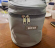 蘇泊爾（SUPOR）飯盒陶瓷內(nèi)膽便當(dāng)盒可微波爐加熱防燙上班族學(xué)生便攜分格帶飯餐盒 【陶瓷便當(dāng)盒+保溫包】藜麥咖2層 曬單實(shí)拍圖