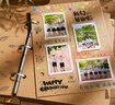 金值 45張/成長紀(jì)念冊畢業(yè)季紀(jì)念冊同學(xué)錄小學(xué)六年級活頁本子禮物情侶diy相冊貼照片畢業(yè)季禮物+8件禮 曬單實(shí)拍圖