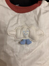 迷你巴拉（minibala）男童女童短袖T恤夏季寶寶純棉薄柔軟云朵兒童上衣 奶白  100 曬單實拍圖