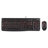羅技（Logitech）MK120 鍵鼠套裝 有線鍵鼠套裝 辦公鍵鼠套裝 電腦鍵盤 USB即插即用 全尺寸 黑色 曬單實拍圖