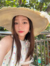 草帽沙灘帽海邊草帽帽子女遮陽(yáng)帽沙灘度假太陽(yáng)帽子蕾絲蝴蝶結(jié) 【卡其色】 曬單實(shí)拍圖