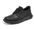 斯凱奇（Skechers）閃穿鞋slipins2025夏新款男鞋一腳蹬通勤商務(wù)休閑黑色皮鞋 全黑色/BBK 41 曬單實(shí)拍圖