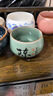 宋建白瓷天青汝窯開(kāi)片可養陶瓷主人杯復古家用禮盒裝茶杯高檔送朋友伴手禮 汝窯圓融杯-前程似錦【安全裝】 200mL以下 曬單實(shí)拍圖