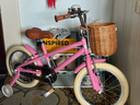 Montresor萌獸兒童自行車(chē)男孩女孩中大童3-6歲8-12歲腳踏單車(chē)草莓奶昔 16寸 曬單實(shí)拍圖