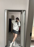斯凱奇（Skechers）中性秋冬季毛織/開衫毛織套頭衛(wèi)衣L325U049 薄霧白/06AH 2XL -3XL 曬單實拍圖