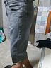 啄木鳥(niǎo)七分牛仔褲男士短褲夏季薄款寬松直筒休閑褲子男生夏天彈力馬中褲 8791藍色+8818灰色 31 曬單實(shí)拍圖