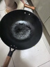 中福鐵鍋龜紋生鐵鑄鐵鍋炒鍋家用炒菜鍋無涂層已開鍋老式古法陸川鐵鍋 平底+有副耳 32cm 玻璃蓋 曬單實拍圖