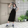 何佳功短袖T恤女純棉女士寬松刺繡休閑港風(fēng)復(fù)古女裝上衣夏季2025新款 杏色 L 【建議105-120斤】 曬單實(shí)拍圖