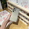 圖璐璐適用三星s24ultra手機(jī)殼新款GalaxyS23ultra保護(hù)套s25U散熱防摔磨砂透明全包外殼簡約商務(wù)輕奢男款 【透砂原色】超薄+防摔+散熱 s24ultra 曬單實拍圖