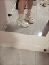 康麗凈原創(chuàng  )夢(mèng)幻蝴蝶高跟鞋女2025夏季新款原創(chuàng  )Lolita圓頭洛麗塔甜美單鞋 白色 37 曬單實(shí)拍圖