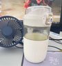 西多米玻璃杯水杯女士茶水分離杯大容量便攜高顏值學生辦公耐高溫泡茶杯 曬單實拍圖