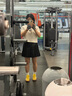 SIINSIIN百褶裙春夏2025新款半身裙女顯瘦運(yùn)動防走光白色a字短裙顯瘦百搭 曬單實拍圖