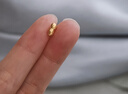 菜百首飾 黃金金種子 足金Au9999小金豆 單顆 HD 小花生單顆 1g（不支持七天無理由退換貨） 曬單實(shí)拍圖