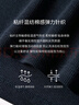 伊芙麗（eifini）伊芙麗2025夏季新款女裝V領(lǐng)Polo上衣高彈修身插肩短袖T恤 藏青 L 曬單實拍圖