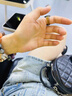 MUYANG戒指女小眾設(shè)計樹脂輕奢高級感2025新款爆款食指復(fù)古戒 江南琥珀 11號（美歐5碼） 曬單實拍圖