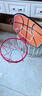 佐樂(lè )羅籃球框架室外兒童籃球投籃框筐掛壁式可折疊免打孔移動(dòng)籃圈架 37cm 掛鉤籃球圖案(可進(jìn)5-7號球) 【免打孔，可折疊】 曬單實(shí)拍圖