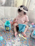 知貝兒童沙池玩具套裝寶寶室內玩仿瓷沙子圍欄海洋球池男女孩生日禮物 1.2米游樂園+20斤陶瓷沙+20球+10沙灘玩具 曬單實拍圖