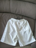 NASA MARVEL短褲男夏季五分褲休閑中褲彈力百搭寬松運動(dòng)情侶款 白色 XL 曬單實(shí)拍圖