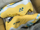尤尼克斯（YONEX）網(wǎng)球鞋羽毛球鞋男女專(zhuān)業(yè)SHTF5超輕透氣訓練鞋瓦林卡 防滑耐磨緩震 柔黃色 SHTF5LACEX_280 38 曬單實(shí)拍圖