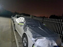 汽車遮陽罩半罩車衣夏季防曬隔熱防雨遮陽擋半身車套加厚防冰雹 復(fù)合牛津銀色加長(zhǎng)款 兩廂車-專車定制 曬單實(shí)拍圖