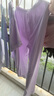 芬騰 情侶睡衣純棉2025年夏季短袖長(zhǎng)褲純色可外穿家居服套裝 曬單實(shí)拍圖