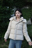 高梵黑金鵝絨服女王5.0短款25新款修身百搭顯瘦女士羽絨服秋冬外套 鉑金6號(hào) M 曬單實(shí)拍圖