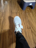 李寧（LI-NING）超輕22跑步鞋男鞋 2025春季新款輕質(zhì)穩(wěn)定中考體測(cè)運(yùn)動(dòng)鞋ARBV001 標(biāo)準(zhǔn)白/水族綠-22 41.5 (260mm) 曬單實(shí)拍圖