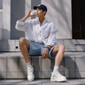 馬克華菲休閑鞋男2025夏季新款板鞋百搭時(shí)尚耐磨增高鞋男透氣舒適潮流網(wǎng)鞋 淺云白 41 曬單實(shí)拍圖