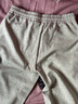 名創(chuàng)優(yōu)品（MINISO）直筒褲男重磅休閑潮流春秋季青少年寬松百搭垂感衛(wèi)褲 麻灰 XL 曬單實(shí)拍圖