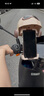 HAWEIWIND電動車手機架小頭盔電瓶車外賣導(dǎo)航支架遮陽防抖自行車騎行支架 咖色+咖色頭盔【車把款】 曬單實拍圖
