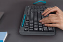 羅技（Logitech）MK275 鍵鼠套裝 無線鍵鼠套裝 辦公鍵鼠套裝 全尺寸 商務(wù)鍵鼠套裝 帶無線2.4G接收器 黑藍(lán)色 曬單實拍圖