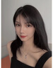 HR赫蓮娜輕奢項鏈女士時尚首飾品鎖骨鏈七夕情人節(jié)禮物送女友老婆 心中有你項鏈（白鉆） 曬單實拍圖