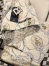 DOMIAMIA嬰兒包被新生兒抱被防驚跳襁褓寶寶小被子豆豆絨包單抱毯 曬單實(shí)拍圖