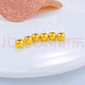 詠者金珠足金999轉(zhuǎn)運珠小金珠黃金手鏈女路路通散珠DIY配件小金豆 5mm金珠古法約0.06g 曬單實拍圖