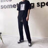 JEEP SPIRIT休閑褲男士夏季新款潮牌束腳工裝長褲韓版潮流修身小腳褲子男 2075黑色 31 曬單實拍圖