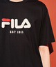 FILA 斐樂官方男女同款針織T恤2025年夏季純棉寬松休閑情侶短袖t恤 曬單實(shí)拍圖