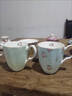 瑞棖高溫骨瓷馬克杯輕奢金邊陶瓷杯子辦公水杯下午茶杯喝牛奶咖啡杯子 黃金南瓜杯 400ml 曬單實(shí)拍圖